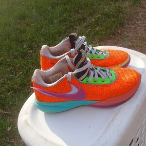 Nike Orange and Purple Sneakers